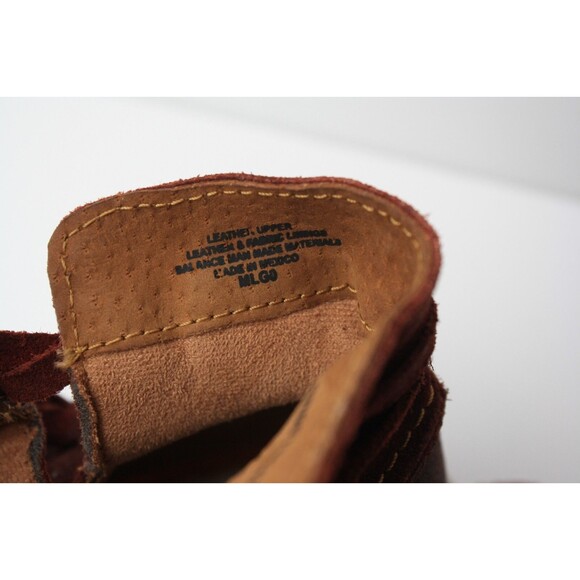 Born Tarkiln Boots Women’s Size 10 Red Suede Leather Ankle Booties - Picture 3 of 11